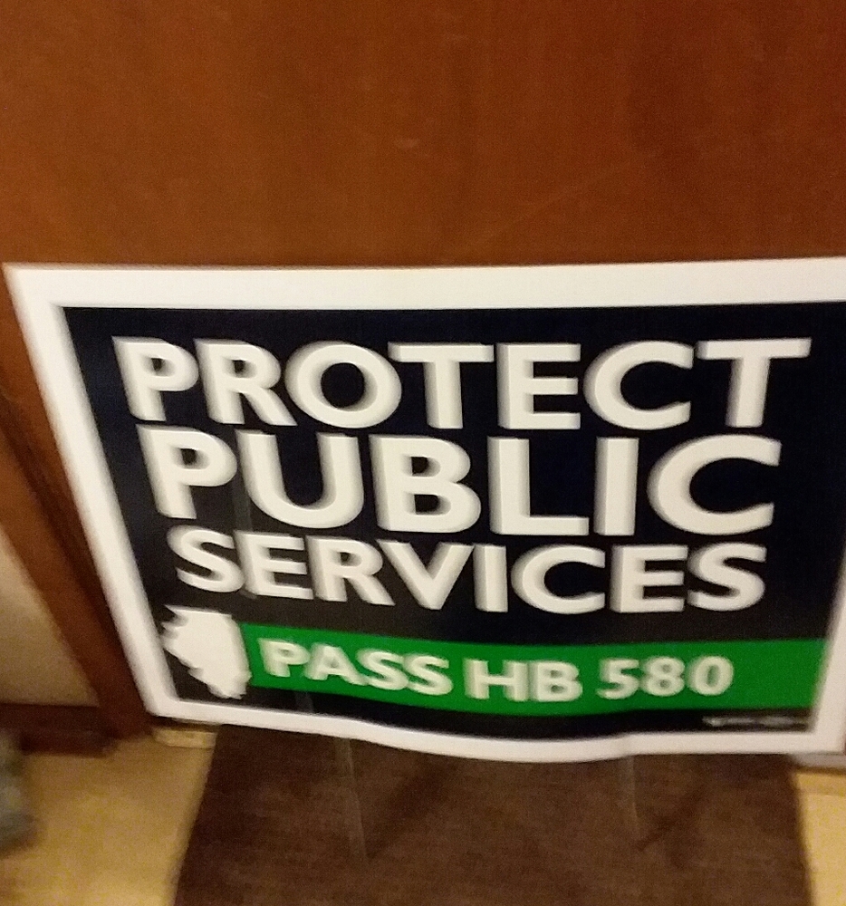 Public Service Worker Yard Sign - Picture 2 of 2